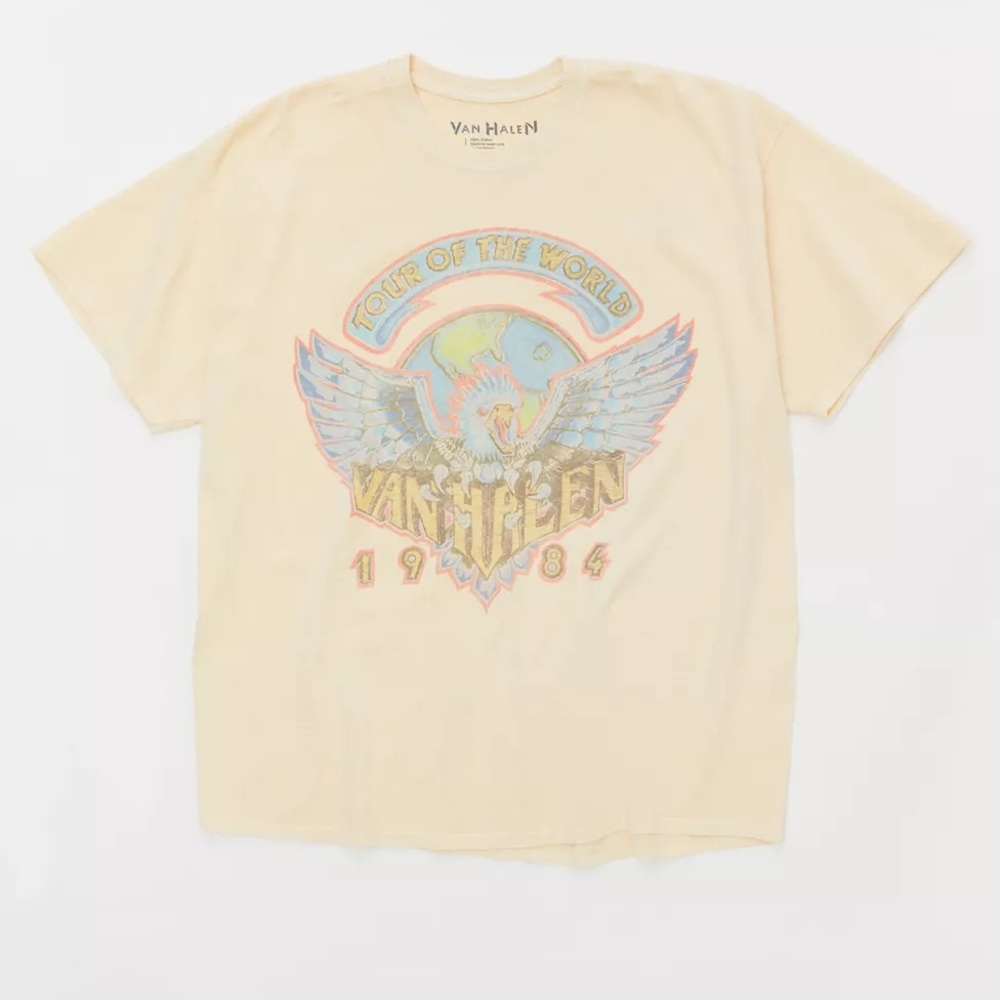 One left! UO Van Halen T-Shirt Dress - Picture 2 of 8